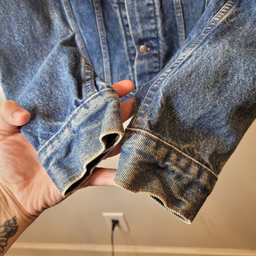 Vintage Levis Pure Denim Jacket - Picture 7 of 13
